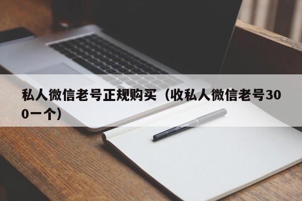 私人微信老号正规购买（收私人微信老号300一个）